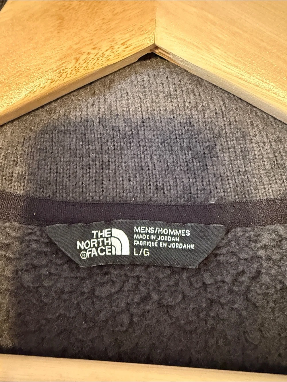 The North Face Men’s Dark Charcoal Half-Zip Fleece Pullover